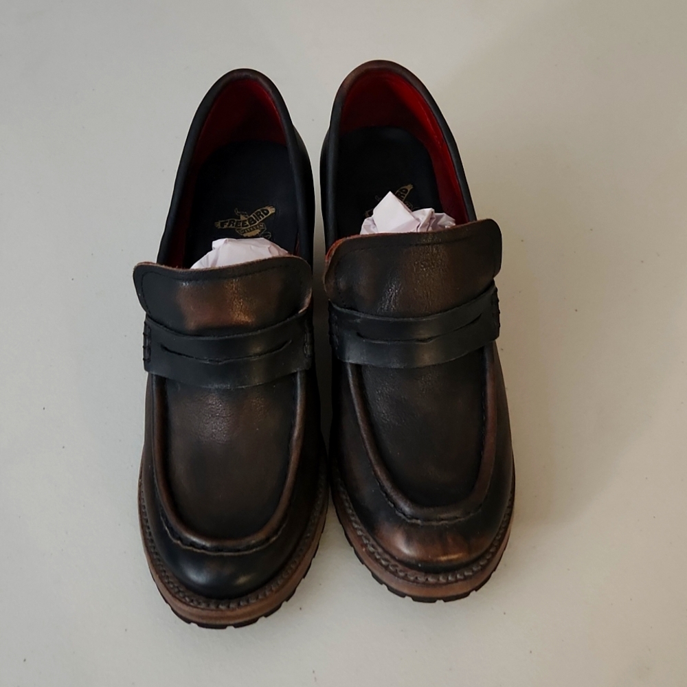 Freebird by Steven, Bristol, Size 9, Black Distressed